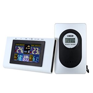 Dijital Renkli Kablosuz Hava İstasyonu Ts-h127g