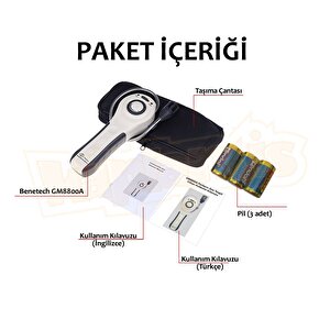 Benetech Gm8800a Gaz Kaçak Tespit Cihazı Dedektör Yanıcı Parlayıcı Patlayıcı