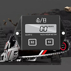 Dt1112 Dijital 2 Zamanlı Motor Takometre Saat Ölçer Rpm