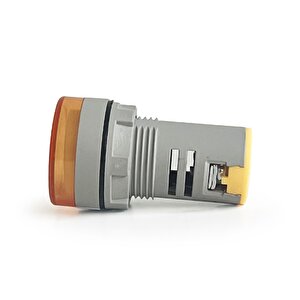 Mini Dijital Voltmetre 22mm Ac 60-500v Led Sarı Işık