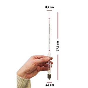 Aek-tech 0-100 Alkolmetre Hidrometre