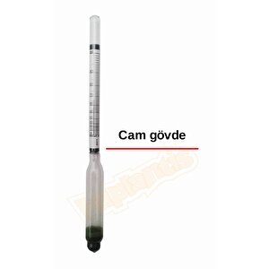 Alkolmetre Tralles 0-100 20c 170mm