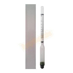 Alla Alkolmetre Tralles 0-100 20c 170mm