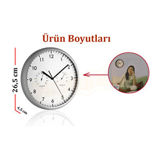 Tfa Duvar Saati Termometre Nem Ölçer
