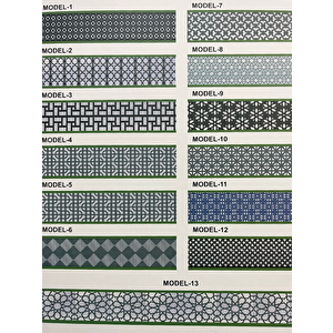 Beyaz Beyaz Lazer Keslimli Stor Perde Mdl 3 140x220 cm