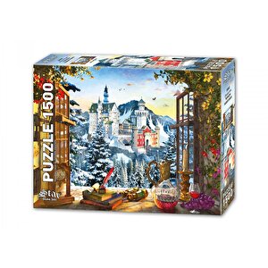 Dağdaki Şato 1500 Parça Puzzle