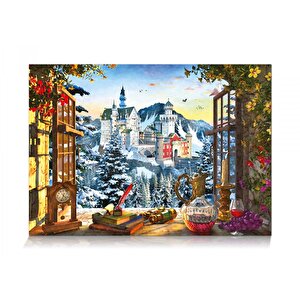 Dağdaki Şato 1500 Parça Puzzle