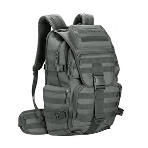 50l Su Geçirmez Outdoor Sırt Çantası Sportif Gri