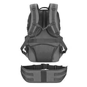 Protector Plus 50l Su Geçirmez Outdoor Sırt Çantası Sportif Gri