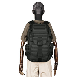 Protector Plus 50l Su Geçirmez Outdoor Sırt Çantası Sportif Siyah
