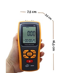 Benetech Gm505 Manometre Fark Basınç Ölçer