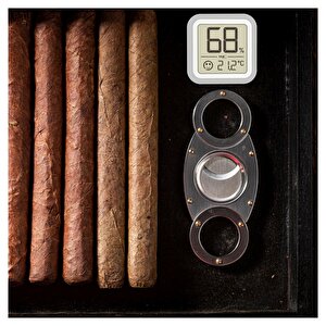 Tfa Dijital Humidor Higrometresi Termometre Ve Nem Ölçer 30.5056