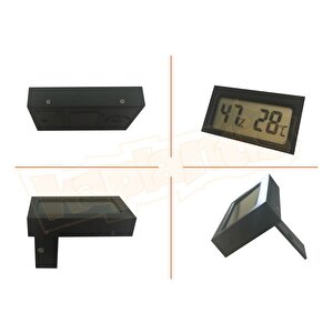 Aek-tech Mıknatıslı Mini Dijital Termometre Nem Ölçer
