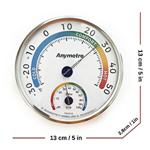 Anymetre Th101e Termometre Higrometre Nem Ölçer