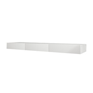 Avalon Duvara Monte Tv Sehpası – 140 Cm, Modern Minimal Tasarım, 4 Renk Seçeneği Ile Şık Ve Fonksiyonel Tv Ünitesi, Beyaz