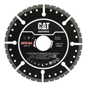 Da09052 115mm Profesyonel Çelik, İnox, Alüminyum, Pvc, Fayans, Çok Amaçlı Elmas Kesme Diski (soketli, Aralıklı Kenar)