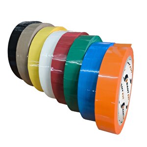 8 Renk 22mmx100mt İnce Koli Bandı Renkli Paketleme Ve İşaretleme Bantları