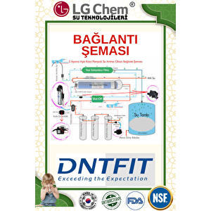 Dnt Fittings 75-100 Gpd Cihazlar İçin Pompa Seti̇.su Aritma Ci̇hazlari İçi̇n