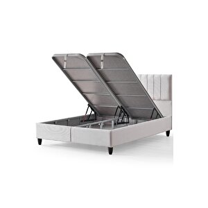 Zambak Çift Kişilik Sandıklı Baza Başlık 150x200 cm