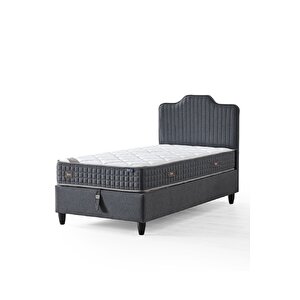 Menekşe Tek Kişilik Sandıklı Baza Başlık 90x190 cm