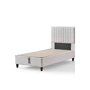 Zambak Tek Kişilik Sandıklı Baza Başlık 90x190 cm