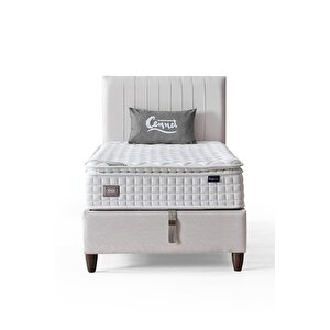 Zambak Tek Kişilik Sandıklı Baza Başlık 100x200 cm
