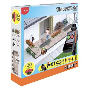 Claber 90763 Timer Kit 20 Pratico Damlama Sulama Sistemi Komple