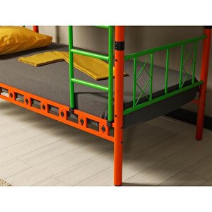 Reyo Carme Genç Çocuk Odası Metal Ranza Ve Karyola 90x200