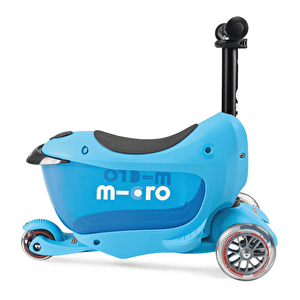 Micro Mini2go Deluxe Plus 3 Tekerlekli Scooter Blue Mavi