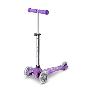 Mini Micro Deluxe Fairy Glitter Led Purple Scooter