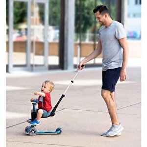 Micro Mini Micro 3in1 Deluxe 3 Tekerlekli Scooter Mavi