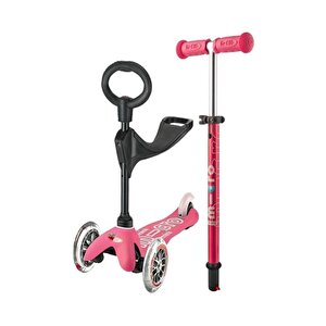 Mini Micro Scooter 3 In 1 Deluxe Pembe Mmd009