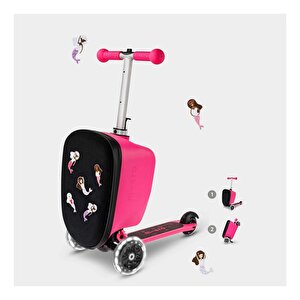 Luggage Junior Patch & Play Pink Scooter