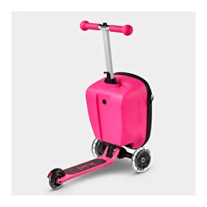 Micro Luggage Junior Patch & Play Pink Scooter