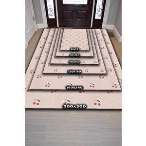 Homshtag Kiraz Kırmızı Halı Minimal Salon Halısı Renkli Mutfak Halısı Tarz Oturma Odası Halı