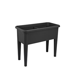 So-ab03 Dekoratif Ayaklı Bahçe Yetiştirme Saksı 60 Litre No 3 Antrasit