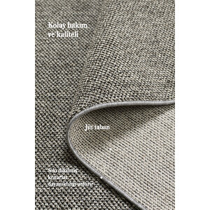 Modern Desenli Cool Halı Sisal Halı Bukleli Halı Gri Halı Düz Renk Halı Salon Halısı Mutfak Halısı