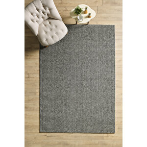 Modern Desenli Cool Halı Sisal Halı Bukleli Halı Gri Halı Düz Renk Halı Salon Halısı Mutfak Halısı 120x170 cm