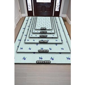 Homshtag Yaban Mersini Desenli Mor Halı Minimal Salon Halısı Renkli Mutfak,tarz Oturma Odası Halı