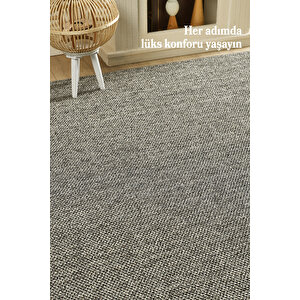 Modern Desenli Cool Halı Sisal Halı Bukleli Halı Gri Halı Düz Renk Halı Salon Halısı Mutfak Halısı 80x250 cm