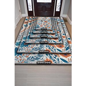 Homshtag Sarmaşık Gibi Açık Renk Halı Çiçekli Salon Halısı Modern Oturma Odası Halı Şık Renkli Halı