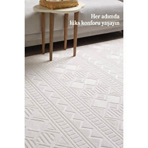 Modern Halı Yıkanabilir Halı Kaymaz Tabanlı Halı Dekoratif Salon Halısı Mutfak Halısı Sisal Halı 200x290 cm