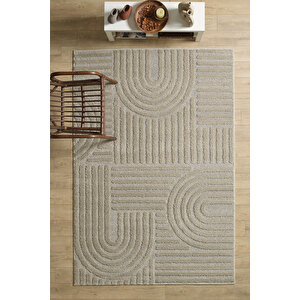 Modern Halı Cool Halı Bej Halı Düz Renk Halı Salon Halısı Mutfak Halısı Yıkanabilir Halı Peluş Halı 140x200