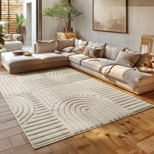 Modern Halı Cool Halı Bej Halı Düz Renk Halı Salon Halısı Mutfak Halısı Yıkanabilir Halı Peluş Halı 140x200