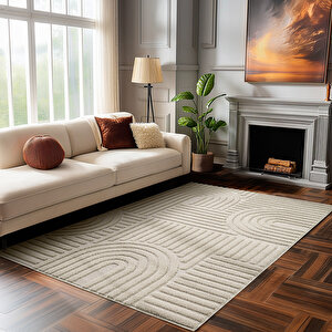 Modern Halı Cool Halı Bej Halı Düz Renk Halı Salon Halısı Mutfak Halısı Yıkanabilir Halı Peluş Halı 140x200