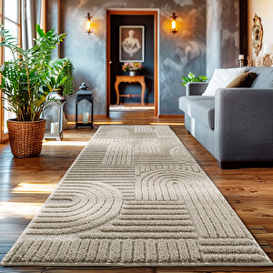 Modern Halı Cool Halı Bej Halı Düz Renk Halı Salon Halısı Mutfak Halısı Yıkanabilir Halı Peluş Halı