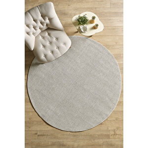 Modern Desenli Cool Halı Sisal Halı Bukleli Halı Krem Halı Düz Renk Halı Salon Halısı Yuvarlak 200x200 cm