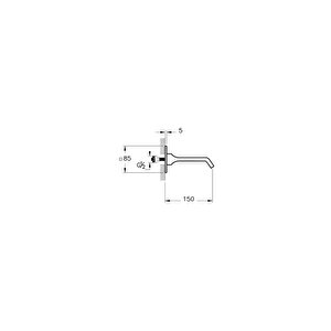 Vitra Suit Çıkış Ucu Soft Altın A4283174