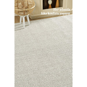 Modern Desenli Cool Halı Sisal Halı Bukleli Halı Gümüş Halı Düz Renk Halı Salon Halısı Mutfak Halısı 280x370 cm