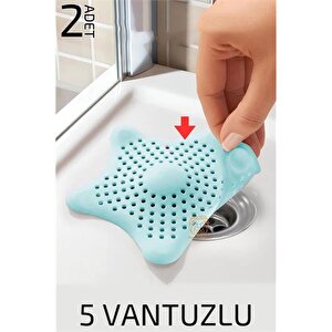Modacar Vantuzlu Lavabo Gider Süzgeci Multi Kullanım 2 Li